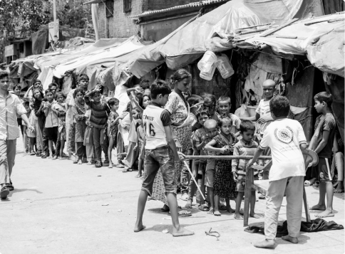 Samya India NGO team working towards hunger alleviation and social equality