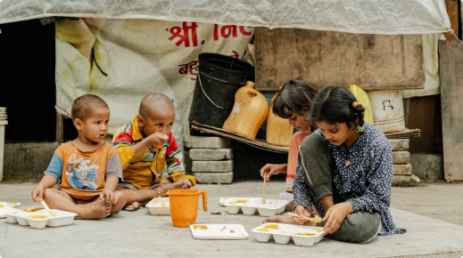 Nutritious and balanced meals prepared daily by Samya India