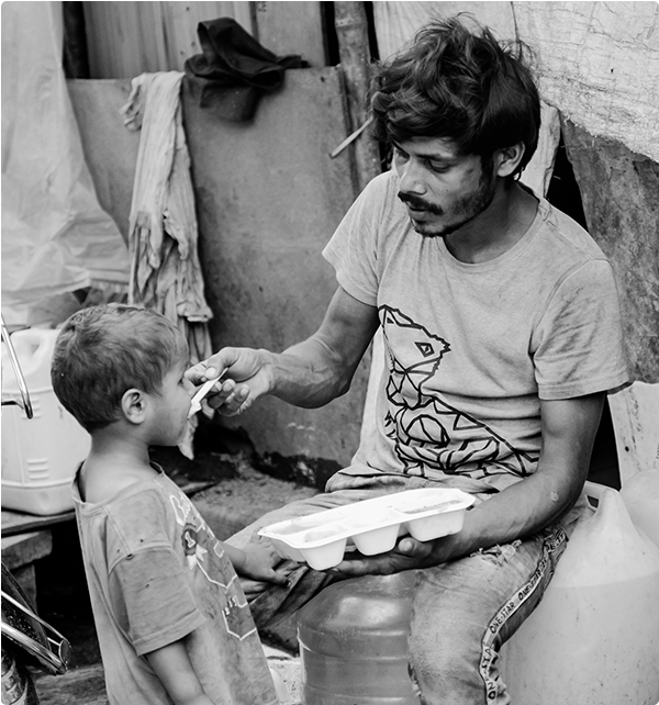 Samya India meal distribution drive supporting food security