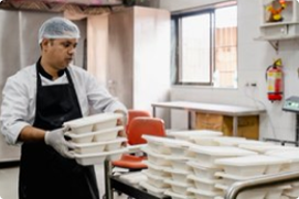 Transporting meals for food donation drives across Mumbai